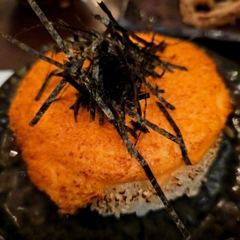 Izakaya Fuku - Toasted onigiri with spicy cod roe! - Japanese Near Me - Jackson Heights, New York Izakaya Fuku - Toasted onigiri with spicy cod roe! - Japanese Near Me - Jackson Heights, New York