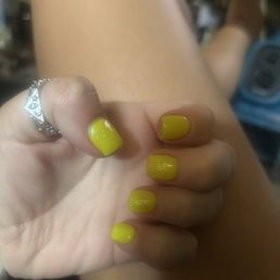 My last fill July 12 2025 love the yellow the shape and the length always pleased with my nails at Tammy's nails salon My last fill July 12 2025 love the yellow the shape and the length always pleased with my nails at Tammy's nails salon