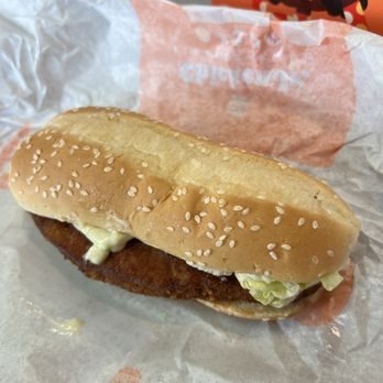 Burger King - Chicken sandwich - Fast Food Near Me - Lincoln, Alabama