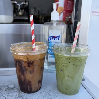 Café Matinal - forbidden vanilla latte & strawberry matcha - Coffee & Tea Near Me - San Diego, California Café Matinal - forbidden vanilla latte & strawberry matcha - Coffee & Tea Near Me - San Diego, California