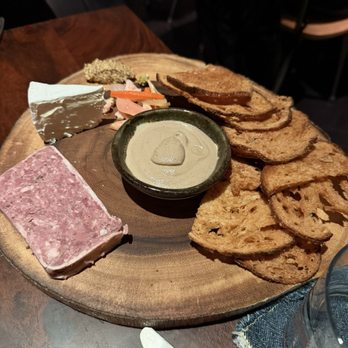 The Morris - Charcuterie - pate, brillat savarin, and chicken liver mousse - New American Near Me - San Francisco, California The Morris - Charcuterie - pate, brillat savarin, and chicken liver mousse - New American Near Me - San Francisco, California