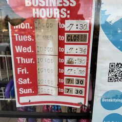 Agua Pura - Business Hours 10/28/2024