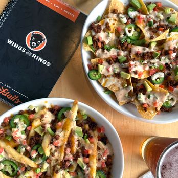 Wings and Rings - Bold Flavors For Fall. Try our new Chorizo Nachos and Chorizo Fries today! - New American Near Me - Harlingen, Texas Wings and Rings - Bold Flavors For Fall. Try our new Chorizo Nachos and Chorizo Fries today! - New American Near Me - Harlingen, Texas