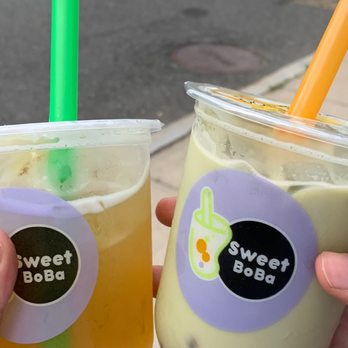 Sweet Boba - honeydew and lychee ! - Bubble Tea Near Me - Salem, Massachusetts
