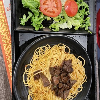 Red Flame - Steak Garlic Noodles - Hot Pot Near Me - Artesia, California