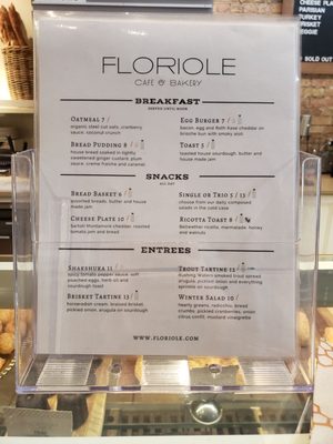 Menu photo 6 Floriole Cafe & Bakery Chicago, IL Menu photo 6 Floriole Cafe & Bakery Chicago, IL