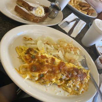 Amy's Cafe - French toast, home style potatoes, and turkey sausage omelet! All delicious! - Diners Near Me - Riverside, California Amy's Cafe - French toast, home style potatoes, and turkey sausage omelet! All delicious! - Diners Near Me - Riverside, California