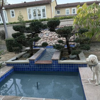 A To Z Pool Plastering - Finished replastering, with the (upgraded from concrete) to a nice pebbled finish. - Pool & Hot Tub Service Near Me