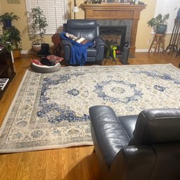 Family room area rug after.