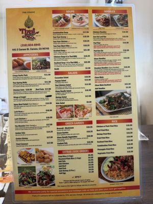 Menu photo 2 Thai Original BBQ Carson Carson, CA Menu photo 2 Thai Original BBQ Carson Carson, CA