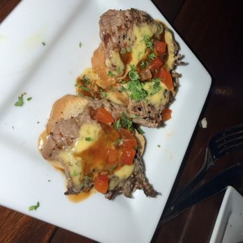 Kenny's Wood Fired Grill - Tenderloin Crostini - American Near Me - Dallas, Texas Kenny's Wood Fired Grill - Tenderloin Crostini - American Near Me - Dallas, Texas