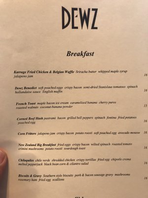 Menu photo 6 Dewz Restaurant Modesto, CA
