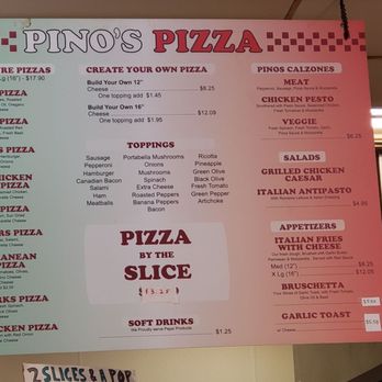 Pino's Pizza - Menu - Pizza Near Me - Woodbury, Minnesota Pino's Pizza - Menu - Pizza Near Me - Woodbury, Minnesota