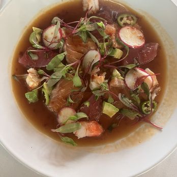 Steakyard Dallas - Spectacular salmon and tuna ceviche in ponzu sauce - Steakhouses Near Me - Dallas, Texas Steakyard Dallas - Spectacular salmon and tuna ceviche in ponzu sauce - Steakhouses Near Me - Dallas, Texas