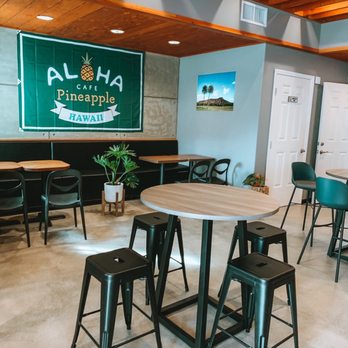 Aloha Cafe Pineapple - Indoor dining area! - Cafes Near Me - Honolulu, Hawaii Aloha Cafe Pineapple - Indoor dining area! - Cafes Near Me - Honolulu, Hawaii