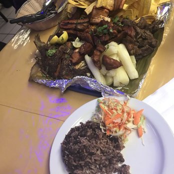 Restaurante Managua - Meal for four. Great price and left overs because we can't stuff it all down our throats lol. It's so delicious - Latin American Near Me - South Gate, California