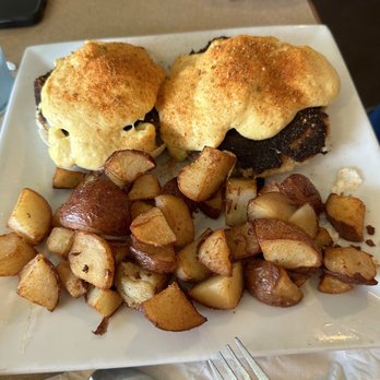 Katy's Fly-in Restaurant - Cajun crab eggs benedict. Another amazing breakfast special. My husband really enjoyed his breakfast. - Burgers Near Me - Great Valley, New York Katy's Fly-in Restaurant - Cajun crab eggs benedict. Another amazing breakfast special. My husband really enjoyed his breakfast. - Burgers Near Me - Great Valley, New York