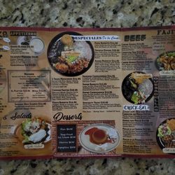 El Tapatio Mexican Grill - Menu 2/19/25