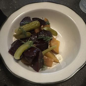 Oak & Ember - This was phenomenal! Beets and mini pickles. - Poke Near Me - Buxton, Maine Oak & Ember - This was phenomenal! Beets and mini pickles. - Poke Near Me - Buxton, Maine