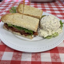Sunrise Cafe - BLT and house made potato salad
