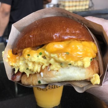 Eggslut - Fairfax with bacon - Breakfast & Brunch Near Me - Los Angeles, California Eggslut - Fairfax with bacon - Breakfast & Brunch Near Me - Los Angeles, California