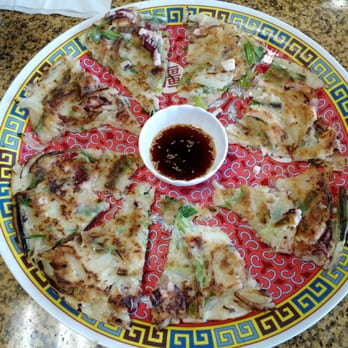 Korean Grill - seafood pancake - Korean Near Me - Austin, Texas Korean Grill - seafood pancake - Korean Near Me - Austin, Texas