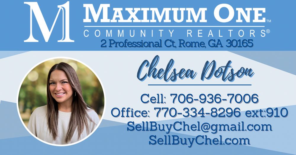 CHELSEA DOTSON MAXIMUM ONE REALTY Contact Agent 2 Professional Ct