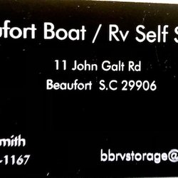 Beaufort Boat RV Self Storage - Business Card