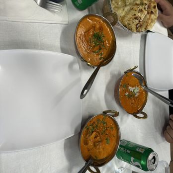 Royal Indian Restaurant - Chicken Tikka Masala(far left) Butter Chicken (middle) Malai Chicken Tikka(far right) - Breakfast & Brunch Near Me - San Pablo, California Royal Indian Restaurant - Chicken Tikka Masala(far left) Butter Chicken (middle) Malai Chicken Tikka(far right) - Breakfast & Brunch Near Me - San Pablo, California