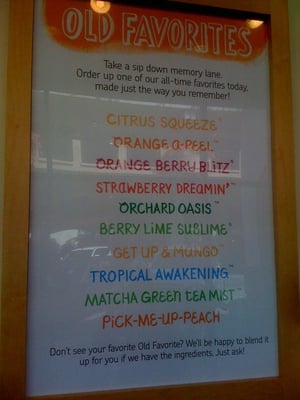 Menu photo 8 Jamba Honolulu, HI