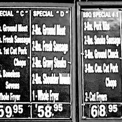 Cox's Meat Market - Menu prices might be different over time