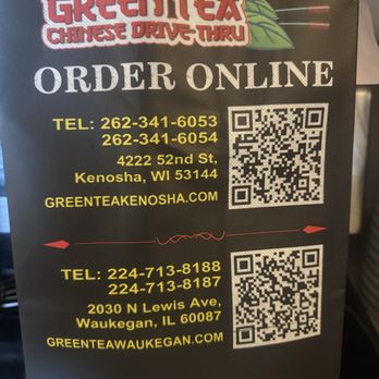 Green Tea - The reusable bag our order came in - we loved it and that the QR code to order was on the side. - Chinese Near Me - Kenosha, Wisconsin Green Tea - The reusable bag our order came in - we loved it and that the QR code to order was on the side. - Chinese Near Me - Kenosha, Wisconsin