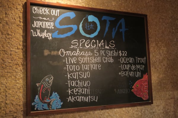 Menu photo 5 SOTA Corona Del Mar, CA Menu photo 5 SOTA Corona Del Mar, CA