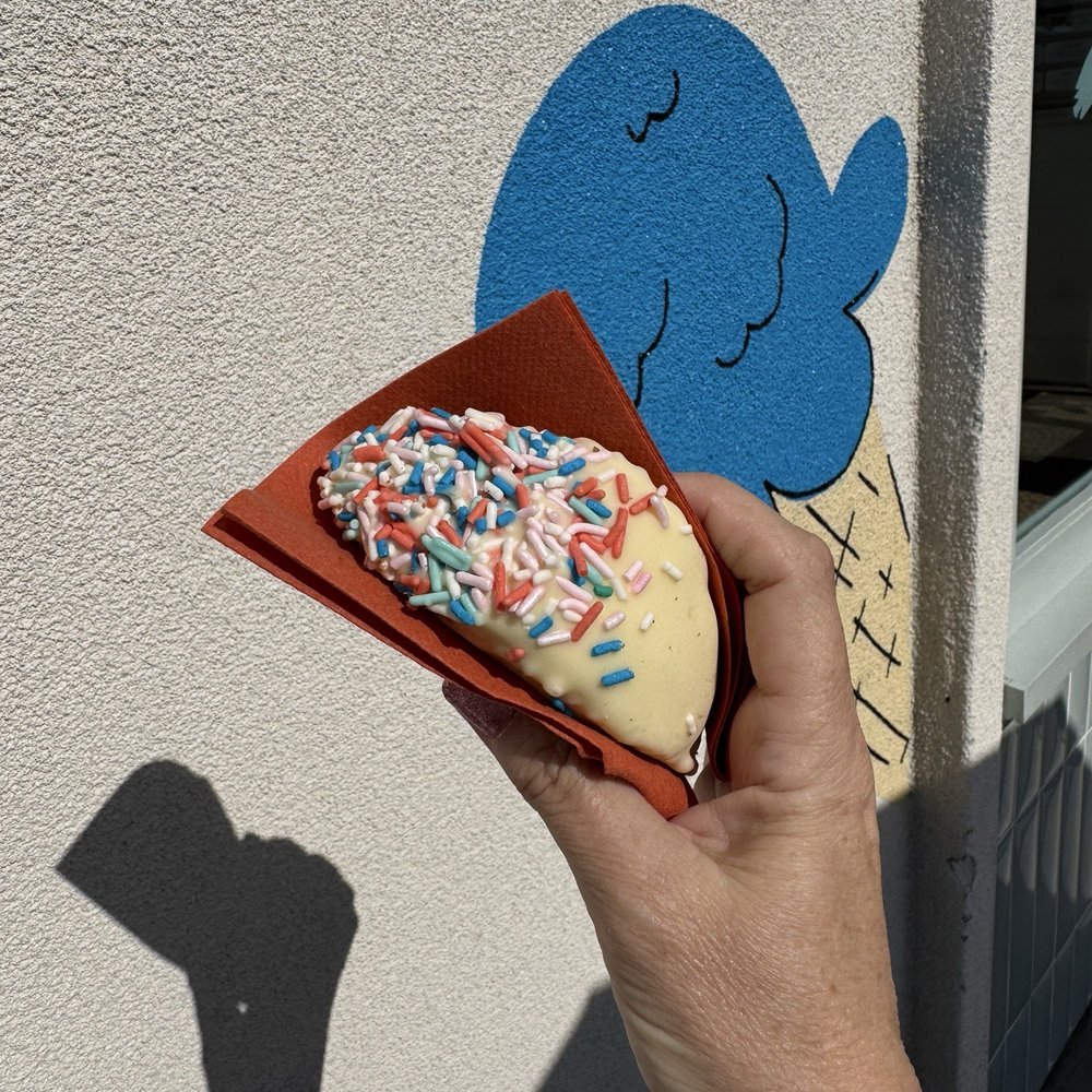 Little Fox Cups & Cones - Let Them Eat Cake Ice Cream Taco - Ice Cream & Frozen Yogurt Near Me - Oceanside, California