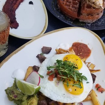 Chico Malo - Brunch items: Churro French Toast (unreal), Side of bacon, Asada fries (perfect if you're taking down those bottomless dranks) - Mexican Near Me - Phoenix, Arizona Chico Malo - Brunch items: Churro French Toast (unreal), Side of bacon, Asada fries (perfect if you're taking down those bottomless dranks) - Mexican Near Me - Phoenix, Arizona