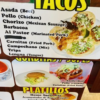 Taqueria Latina - Part of the menu - Mexican Near Me - Pompano Beach, Florida Taqueria Latina - Part of the menu - Mexican Near Me - Pompano Beach, Florida