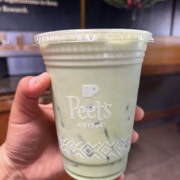Iced Matcha Latte with Protein