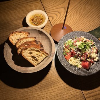Hamdi - Mangal Ekmek & Watermelon Salad - Turkish Near Me - Seattle, Washington
