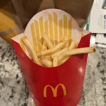 McDonald's - Large order of fries !! Half empty !! - Fast Food Near Me - Pleasanton, California McDonald's - Large order of fries !! Half empty !! - Fast Food Near Me - Pleasanton, California