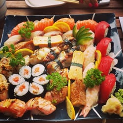 Mori Japanese Seafood Restaurant - Deluxe platter!