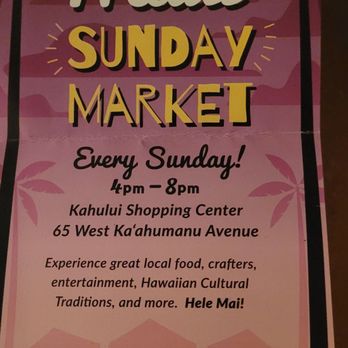 Maui Sunday Market - Flea Markets Near Me - Kahului, Hawaii