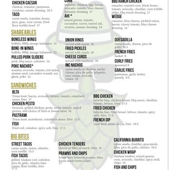 INC 82 Brewing - Menu - Jan 2023 - Breweries Near Me - Dublin, California