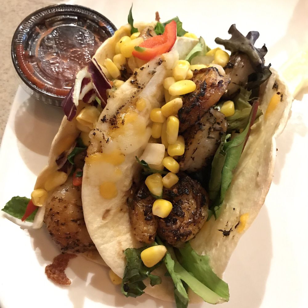 Coconuts On The Beach - Blackened shrimp tacos - Bars Near Me - Cocoa Beach, Florida