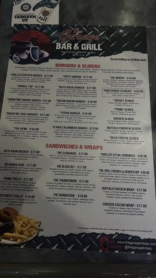 Menu photo 8 The Garage Bar & Grill Bremerton, WA Menu photo 8 The Garage Bar & Grill Bremerton, WA