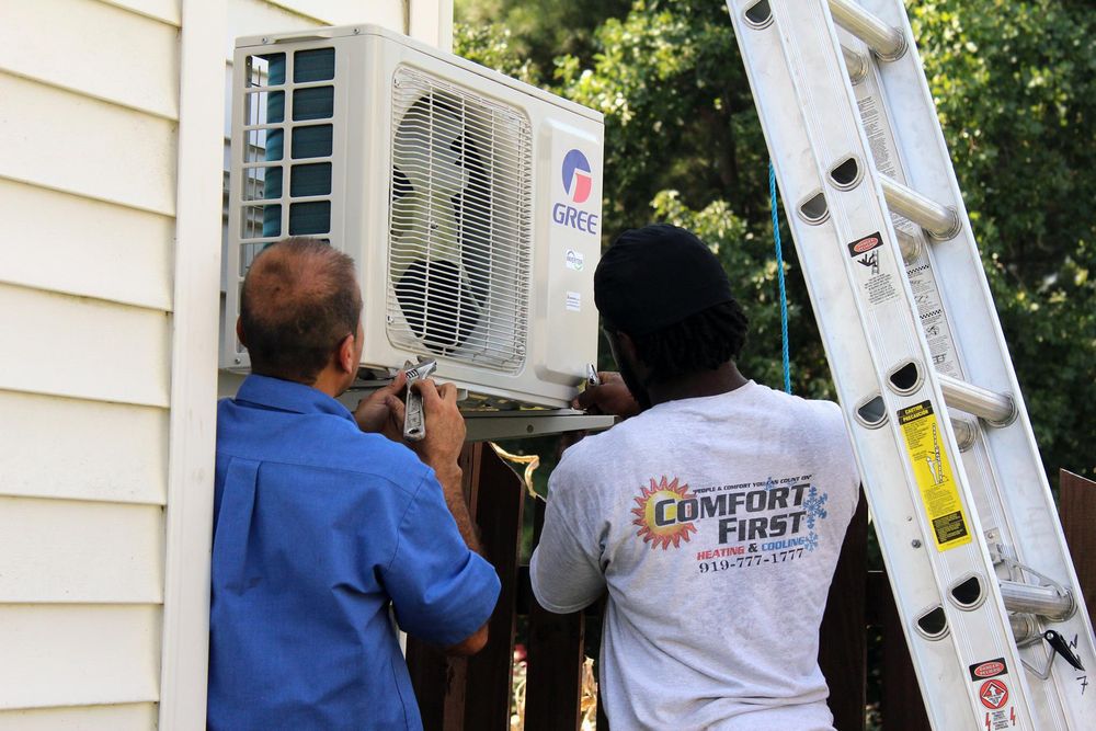 Slide of Comfort First Heating and Cooling