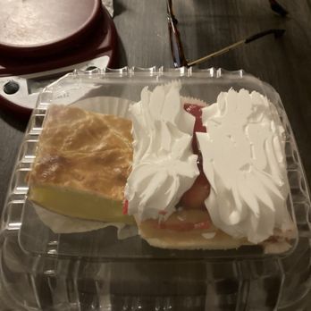 Bova's Bakery - Lemon Square, Strawberry Shortcake Brick - Bakeries Near Me - Boston, Massachusetts