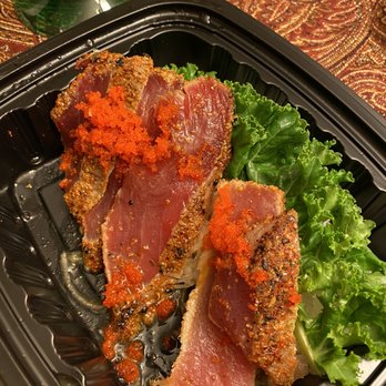 Mika sushi 3 - Black pepper tuna! Large pieces and delicious! - Sushi Bars Near Me - Denver, Colorado Mika sushi 3 - Black pepper tuna! Large pieces and delicious! - Sushi Bars Near Me - Denver, Colorado