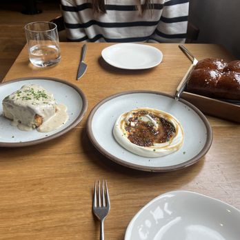 Audrey - Whipped goat cheese, biscuit and gravy - American Near Me - Nashville, Tennessee