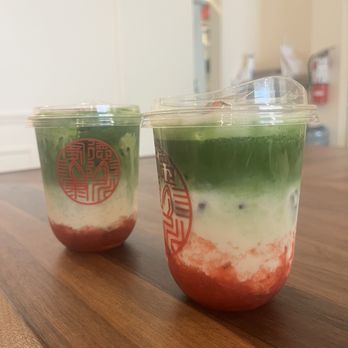 Taz Matcha - Two (2) strawberry matchas - Cafes Near Me - Seattle, Washington Taz Matcha - Two (2) strawberry matchas - Cafes Near Me - Seattle, Washington