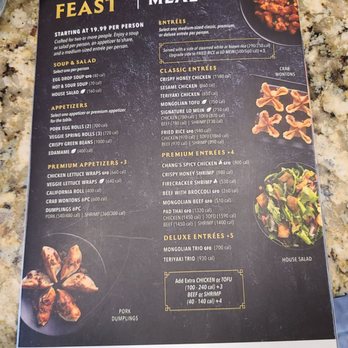 P.F. Chang's - Where we chose from on the menu - Chinese Near Me - Farmington, Connecticut